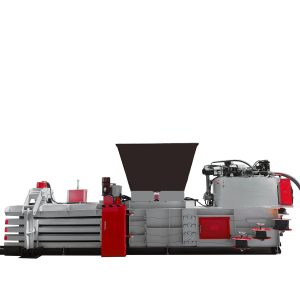 horizontal hydraulic baler